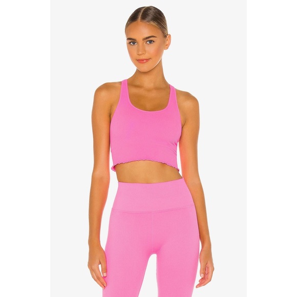 Spiritual Gangster Tops - ❌SOLD❌ Spiritual Gangster Amor Crop Tank in Hibiscus